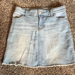 Girls art class jean skirt